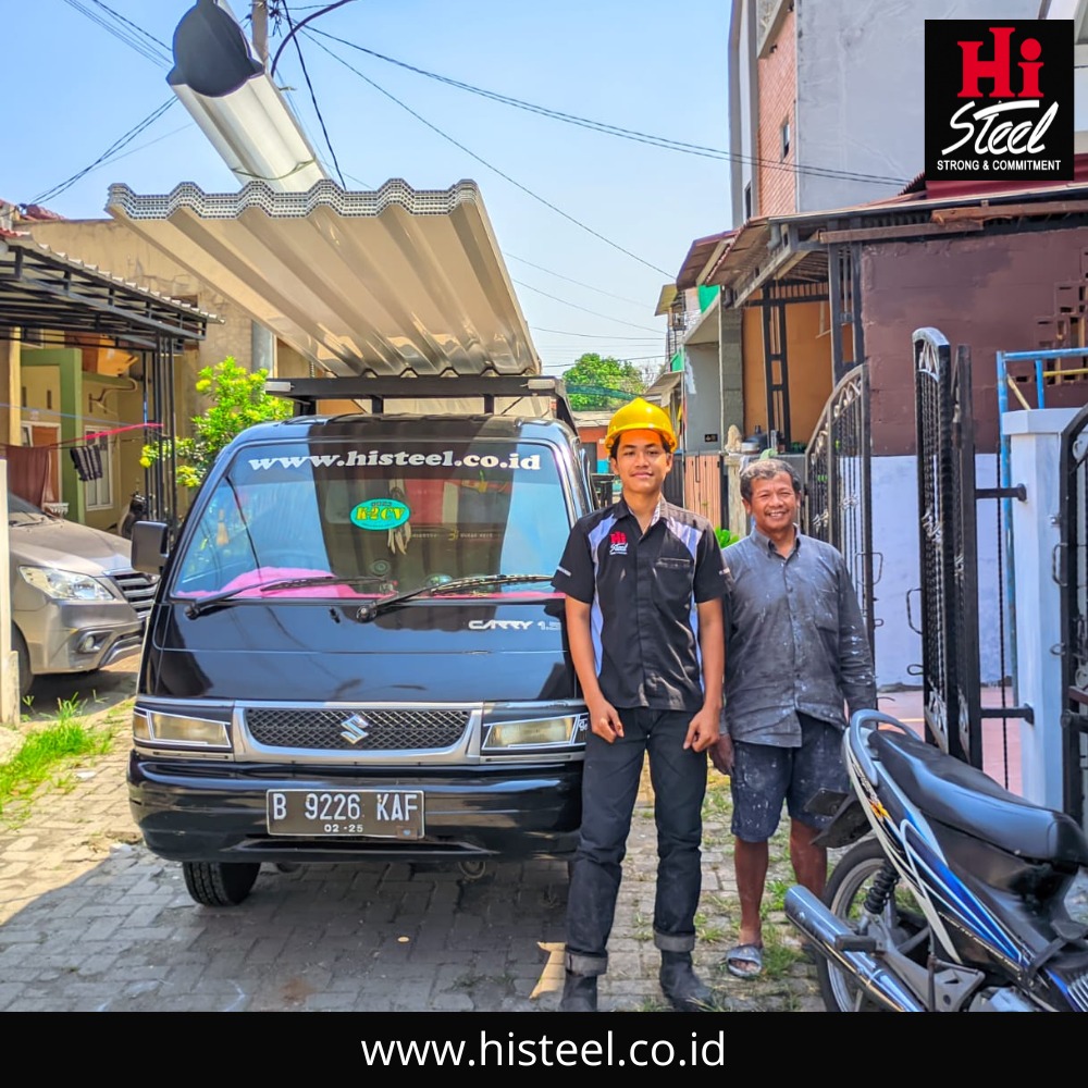 Pengiriman Atap Spandek Pengiriman Atap Spandek