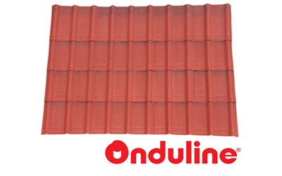 Atap Onduvilla Classic Red 3D 106cm X 40cm