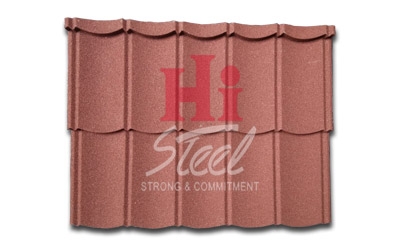 Multi Roof 2 x 5 x 0.40 mm Pretty Maroon