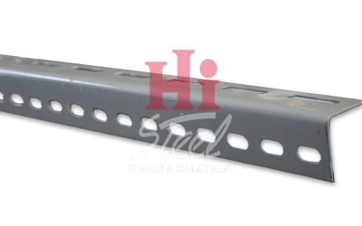 Besi Siku Lubang Silver 36 X 36 X 1.6mm X 3 meter