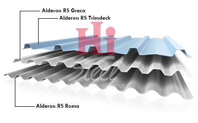 Atap Alderon RS Roma 1.2mm X 764mm X 6m (Single Layer)
