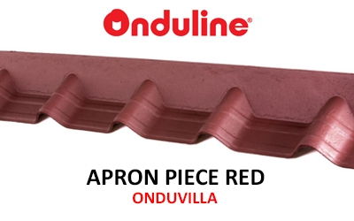 Apron Piece Onduvilla 102cm X 14cm - Red