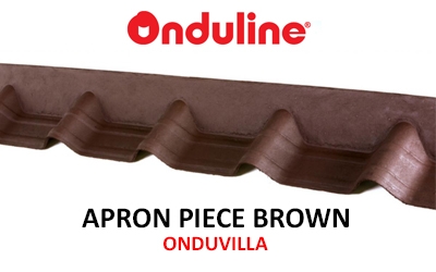 Apron Piece Onduvilla 102cm X 14cm - Brown