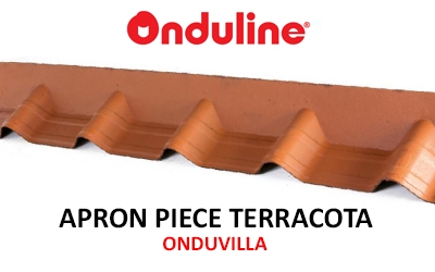 Apron Piece Onduvilla 102cm X 14cm - Terracota