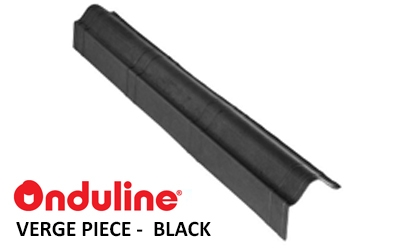 Verge Piece Onduvilla 104cm X 10.5cm X 11.4cm - Black 1 Verge Piece Onduvilla 104cm X 10.5cm X 11.4cm - Black