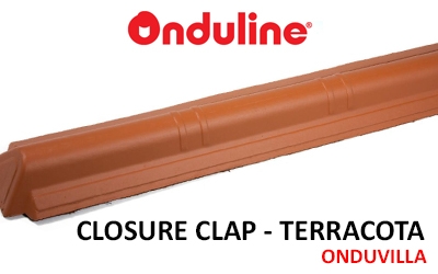 Closure Clap Onduvilla 106cm X 19.4cm X 8cm - Terracota 1 Closure Clap Onduvilla 106cm X 19.4cm X 8cm - Terracota