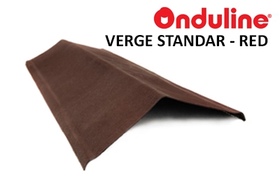 Verge Standar Onduline 110cm X 41cm X 3mm - Red
