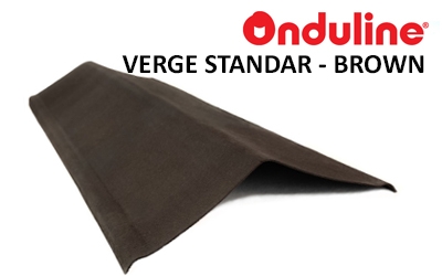 Verge Standar Onduline 110cm X 41cm X 3mm - Brown 1 Verge Standar Onduline 110cm X 41cm X 3mm - Brown