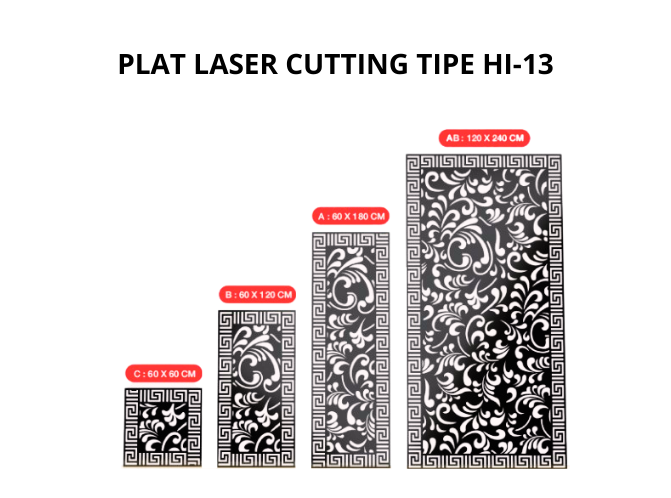 Plat Laser Cutting 60 x 60 x 2mm - Tipe HI 13 1 Plat Laser Cutting 60 x 60 x 2mm - Tipe HI 13