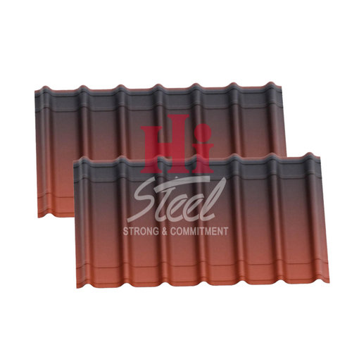 Atap / Genteng Onducasa 97cm X 57cm X 0.30mm – Red 3D 1 Jual Atap Onducasa - Hi Steel