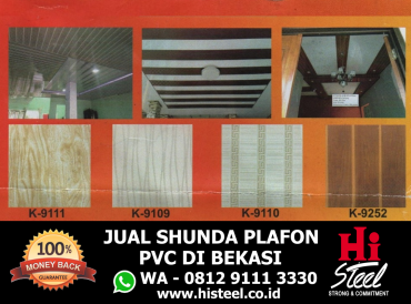 Jual Shunda Plafon PVC Bekasi - Hi Steel