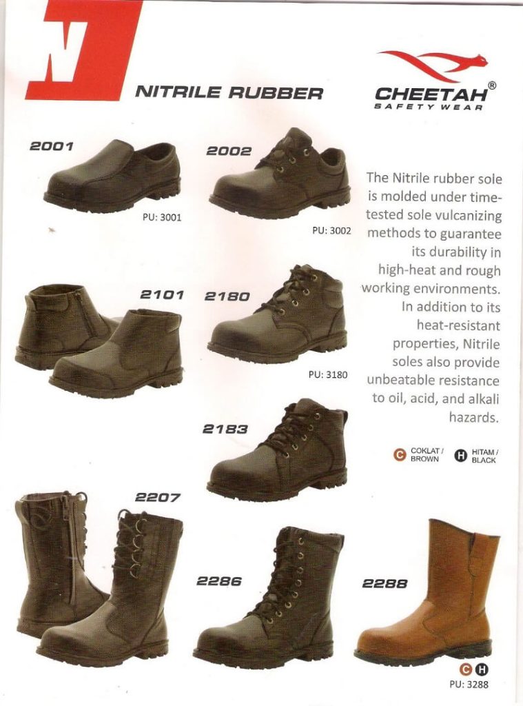 Safety Shoes bahan Rubber