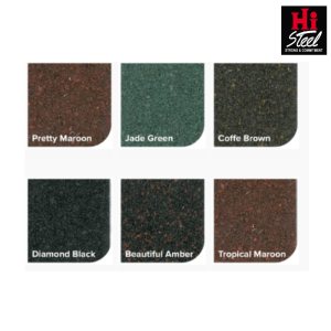 Distributor Sakura Roof 0.25mm 2 X 4 Stone Grey - Hi Steel