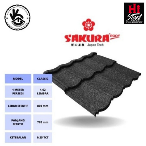 Jual Sakura Roof di Jabodetabek - Hi Steel Jual Sakura Roof di Jabodetabek - Hi Steel