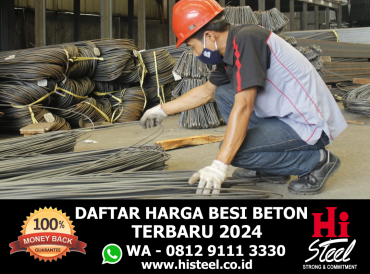 Daftar Harga Besi Beton Polos dan Besi Beton Ulir 2024