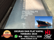 Ukuran dan Harga Plat Kapal Terbaru