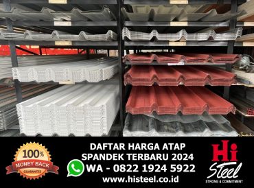 Daftar Harga Atap Spandek Terbaru 2024