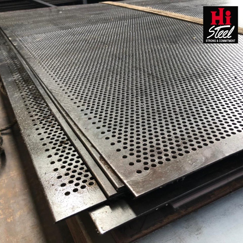 PLAT LUBANG 1200 X 2400 X 1.2 MM : LUBANG 3 MM 1 plat lubang