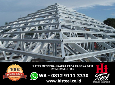 5 Tips Mencegah Karat pada Rangka Baja