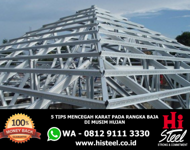 5 Tips Mencegah Karat pada Rangka Baja