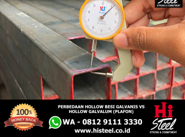Perbedaan Hollow Besi Galvanis vs Hollow Galvalum (Plafon)