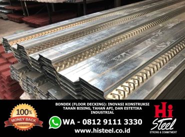 Bondek (Floor Decking): Inovasi Konstruksi Tahan Bising, Tahan Api, dan Estetika Industrial