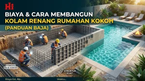 Biaya & Cara Membangun Kolam Renang Rumahan Kokoh (Panduan Baja)