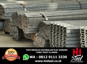 Tips Memilih Ketebalan Plat Bordes yang Tepat & Aman